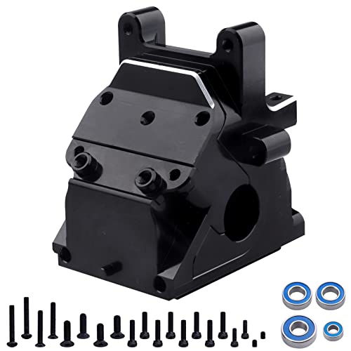 Image of Aluminum Gearbox Case Set HD for 6S Arrma Kraton Typhon Notorious Outcast Mojave Infraction Felony Talion Limitless BLX, Replaces AR310854 (Black)