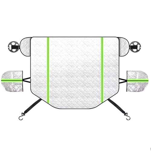 genérico Protector Hielo Coche Compatible con Toyota Corolla Verso,Resistente Nieve,al Sol y a Las heladas,Brinda protección contra Todo Clima Tablero automóvil (Silver)