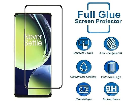 Image of HD Tempered Glass Screen Protector Compatible For OnePlus Nord CE 3 lite, Nord CE 3 5G With Edge To Edge Coverage And Easy Installation Kit