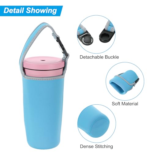 PATIKIL 30oz Tumbler Carrier Holders with Shoulder Strap Set - Image 3