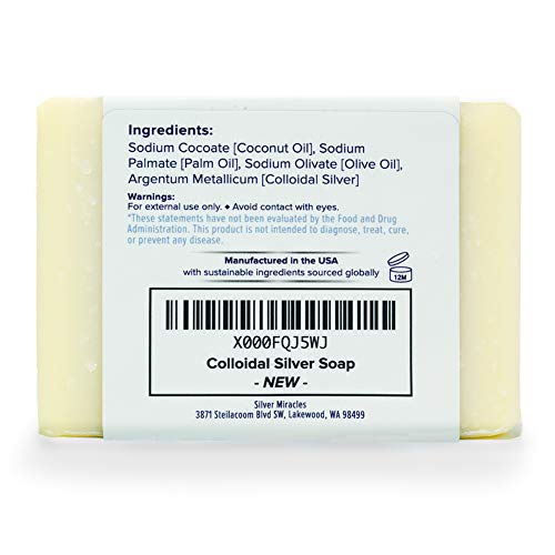 Silver Miracles - Colloidal Silver Soap - 3 pack