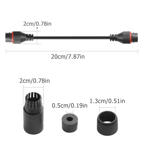 Conector Acoplador RJ45 Impermeable IP67 para Cable Ethernet miniatura 4