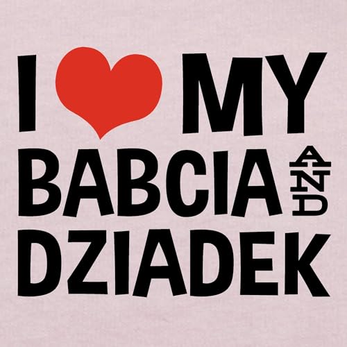CafePress I Love My Babcia and Dziadek Toddler T Shirt Cute Toddler Graphic Tee, 100% Cotton3