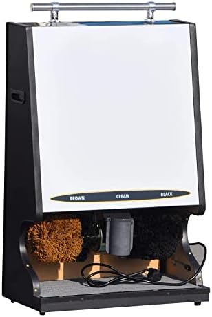 Shoe Polisher Automatic Induction Machine Hotel Lobby Home Shoe Shiner Electric Shoe Brush Shoe Machine (Rose Gold Texture) (Gold)