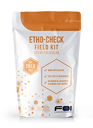 FOI LABORATORIES Etho Check Ethanol Fuel Kit, Gasoline Test Kit, Field Test Kit for at-Home or in-Field Instant Results | Easy Fuel Quality Checker for Gas Tanks, Generators, and Equipment