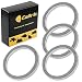 CALTRIC 4 Exhaust Muffler Pipe Gaskets Fits YAMAHA XS1100 XS1100L XS1100S 1978-1981