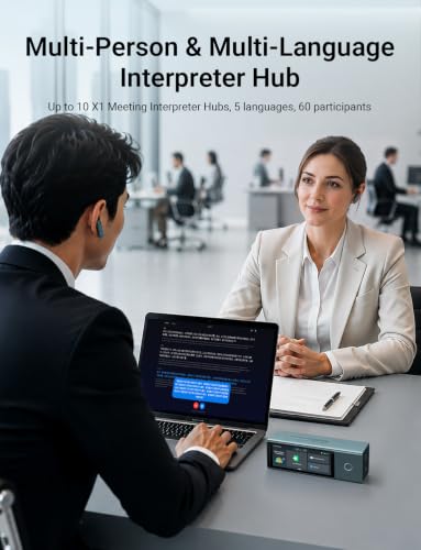 Image of Timekettle X1 Meeting AI Translator Interpreter Hub for Meetings