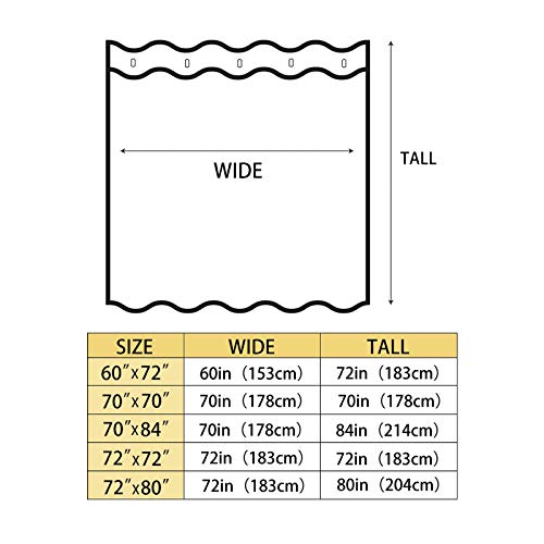 Green Hills Cute Shower Curtain Liner Unique Cute Anime Shower Curtain For Bathroom And Bathtub Decoration 60X72 Inch #TOP6