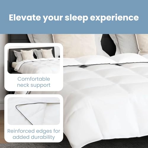 Vidaxl Duvet Invernale Con Cuscino 3 Pcs Bianco Piuma D'anatra - 5