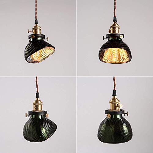 Lustre rétro industriel américain à suspension réglable pour boutique et cuisine