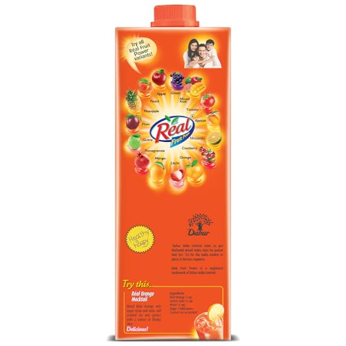 Image of Real Orange Fruit Power, 1L (Pack of 6)