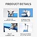 YDBMY 5 Gal/20Lgallon Pneumatic Stand Mixer, Air Agitator Paint Mixing Tool, for Dye Mixing, Hydrosol Mixing, Home Industry,Scatterplate