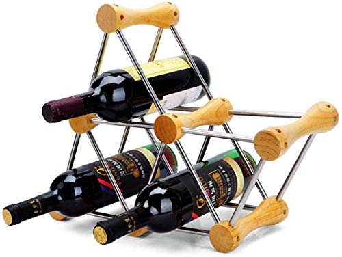 Range bouteille en bois stable et modulable pour vos verres et bouteilles - 3