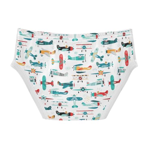 Boys' Exclusive Briefs Toddler Underwear 95% Combed Cotton Boxerbriefs 2T Airplane Pattern 642