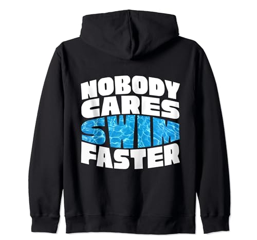 Funny Swim Fast Swimming Quote For Swimmers Sudadera con Capucha