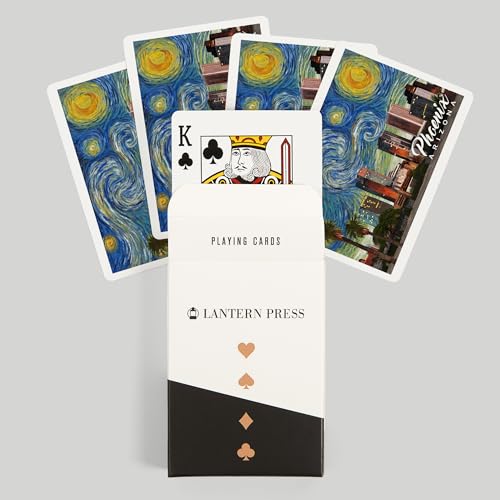 Lantern Press Phoenix Arizona Naipes Poker 52 piezas miniatura 6