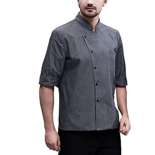 Veste de Chef de cuisine à manches longues pour homme et femme - Costume uniforme pour traiteurs et professionnels de la cuisine