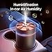 Imagen de Humidificador eléctrico USB con difusor de aromaterapia y purificador diseñado para dormitorios