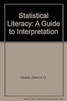 Statistical literacy: A guide to interpretation 0878721835 Book Cover