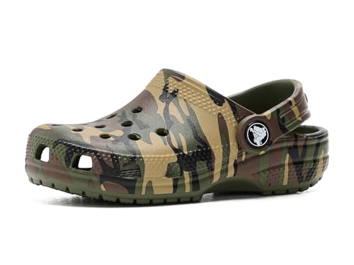 Image of Crocs Kids' Classic Camo Clogs