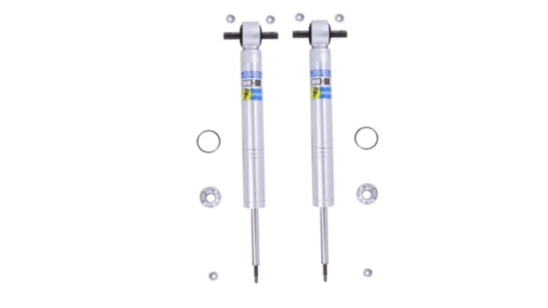 Bilstein Set of Front 5100 Shocks fits 2019-2025 Silverado/Sierra 1500 with Trail Boss/AT4 Off Road Pkg | Provides 0-1.1" Front Lift | Includes TrendsAuto Decal
