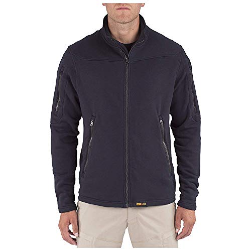 5.11 Tactical Men's Polartec Fleece Jacket, Flame and Water Resistant Surface, Dark Navy, X-Large, Style 46127