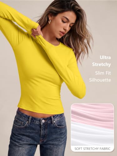 Image of Trendy Queen Womens Long Sleeve T Shirts Fall Fashion Basic Y2K Tops 2026