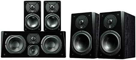 SVS Prime Bookshelf Surround System (Black Ash)