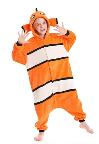 ATOZ Onesie for Kids Animal Pajamas Halloween Cosplay Costume Girls Boys