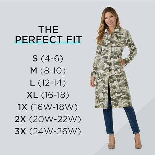 Masseys K Jordan Women's Long Destructed Cotton Jean Jacket4