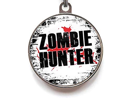 Zombie Hunter Pet Tag | Free Personalisation (Large)