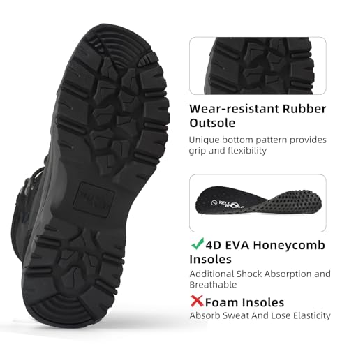 Image of Women's 6 Inch Lightweight Tactical Combat Boots - Army Desert Boots