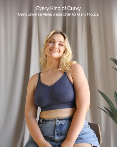 Image of Curvy Couture Women's Plus Size Wireless Bra - Seamless, Soft & Comfortable Fit