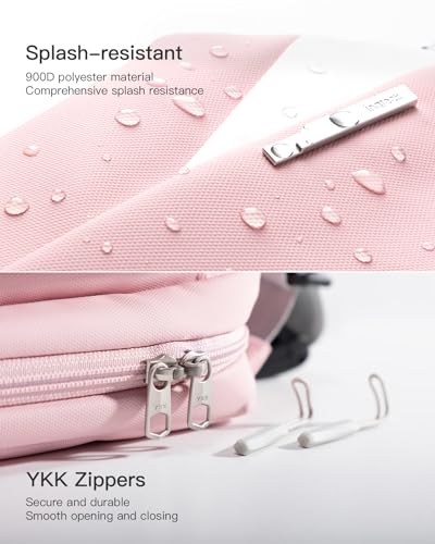 Image of Inateck Sling Bag, Stylish Crossbody Bag with Adjustable Shoulder Strap, Water-Resistant Shoulder Bag for Men and Women Multipurpose Sling Bag (Pink)