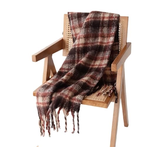 Châle du cou d'hiver contre le vent froid grand plaid douillet pour femme et homme