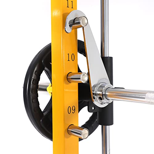 Altas Strength Squat Rack Power Cage Function Half Smith Workout Light Commercial Home Gym Fitness Equipment Tower Weight Lifting Machine Upper Body Strength Training 3035 #TOP2
