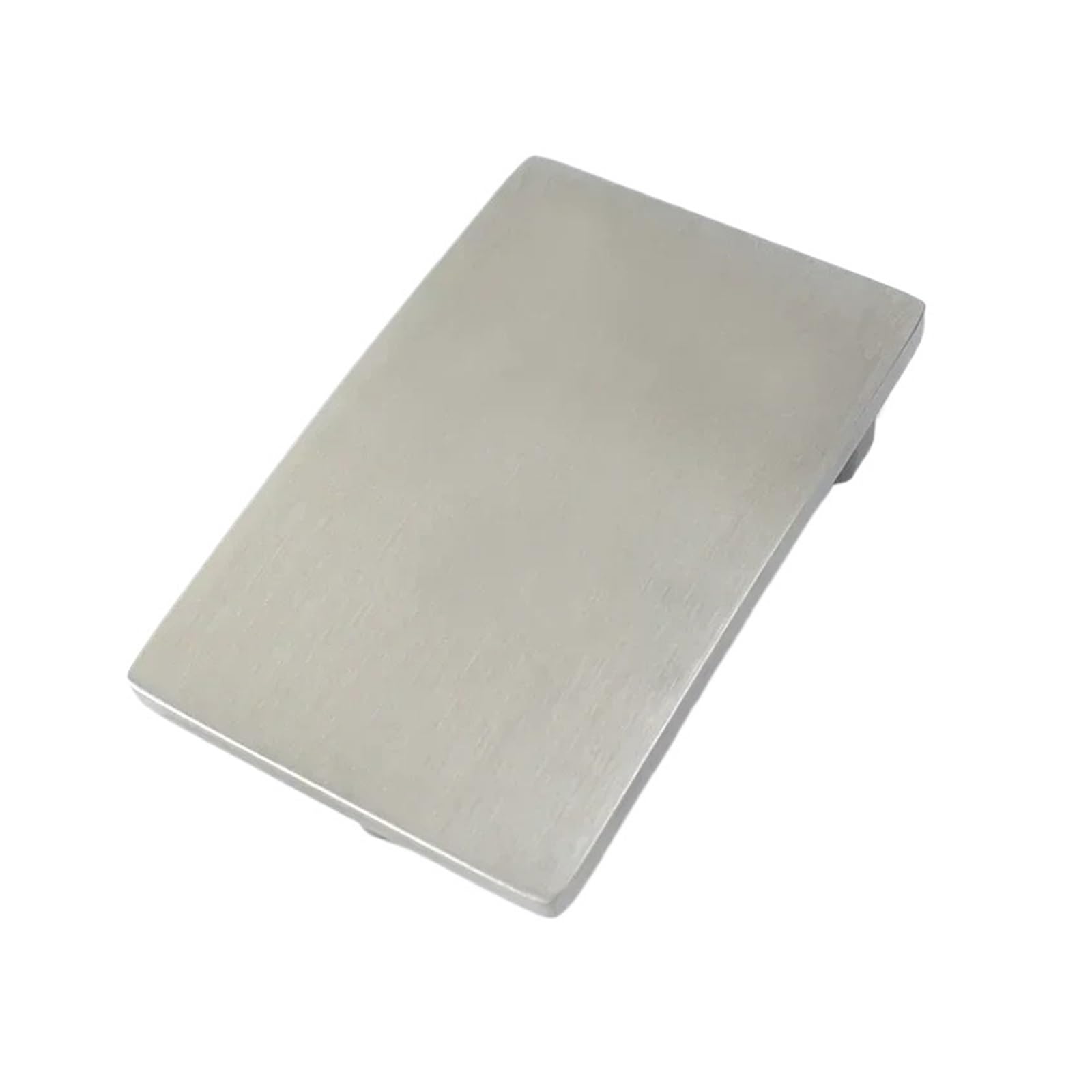 Hebilla de cinturón Square35mm en acero inoxidable con placa lisa y cierre automático