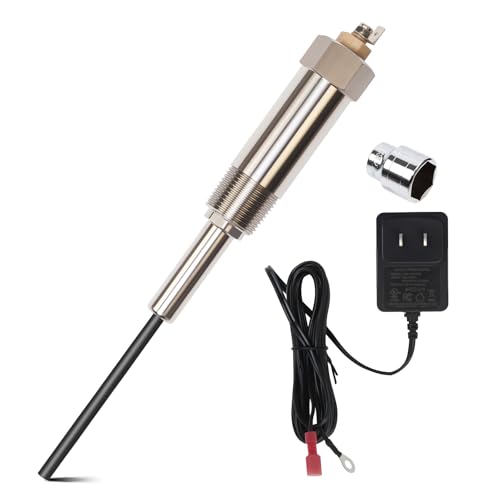 Powered Anode Rod Water Heater Anode Rod Titanium Anode Rod(10-45 Gallon Tank), Electrical Anode...