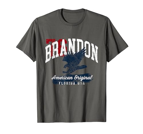 Brandon Florida Vintage Patriotic Sports T-Shirt for Women Kids Men