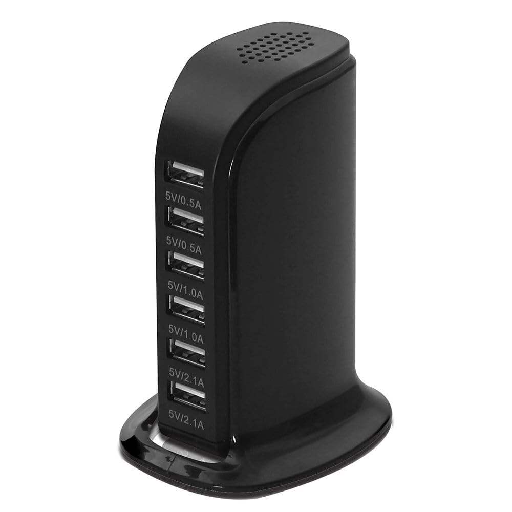 Fast Multi 6 USB Port Hub Charger Desktop Quick Charging US EU UK Dock Station Home Multiple Travel Adapter Wall Socket-picture-16