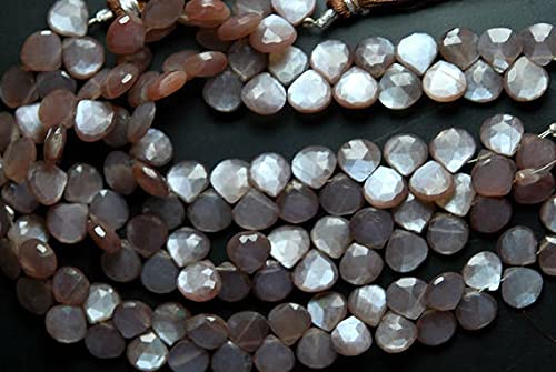 Faceted Heart Briolettes en pierre de lune pour créer vos bijoux bohème chic