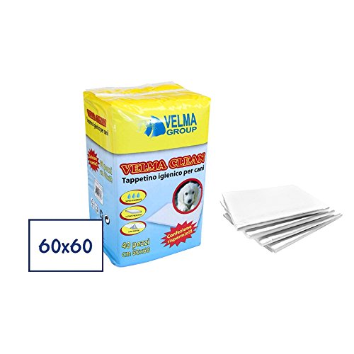 Velma tappetini assorbenti igienici 40 pz 60x60 o 60x90 - 60x60