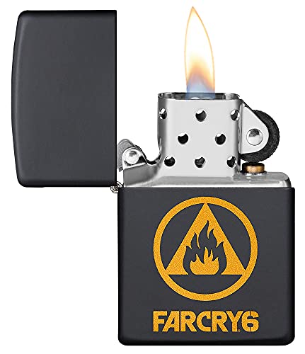 Encendedor Zippo Far Cry 6 Logo Negro Mate miniatura 3