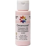 Delta Creative Ceramcoat Acrylic Paint in Assorted Colors (2 oz), 2449, Hydrangea Pink