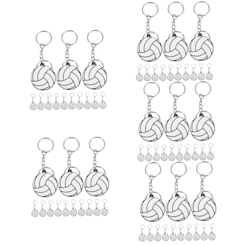 Porte-clés volley-ball PVC TOYANDONA accessoire sac déco thématique sport
