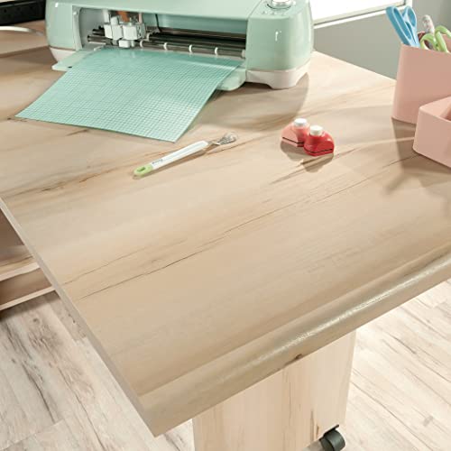 Image of Sauder Miscellaneous Storage Craft & Sewing Armoire, Pacific Maple finish