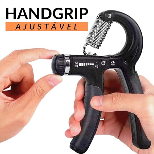 Hand Grip Ajustável Exercício Fortalecedor Para Mão Pulso e Antebraço Resistência de 5 Kg a 60 Kg