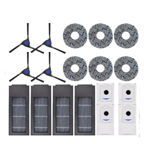 ���[���[�T�C�h�u���V���b�v�ŋ�HEPA�t�B���^�[�_�X�g�o�b�O Ecovacs Deebot X2 Omni / X2 / X2 Pro / DEX86 �p�[�c�A�N�Z�T���[(015)�Ή�