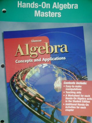 Algebra: Concepts and Applications, Hands-on Algebra Masters: McGraw ...