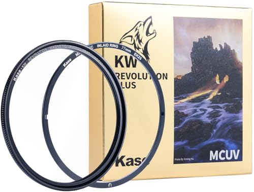 Kase KW Revolution Plus Magnetic Shockproof R-MCUV Filter Anti-Ghosting Anti-Flare Low Reflection Optical Glass Incl Inlaid Adapter (77mm) by Kase - Used condition - Image 2